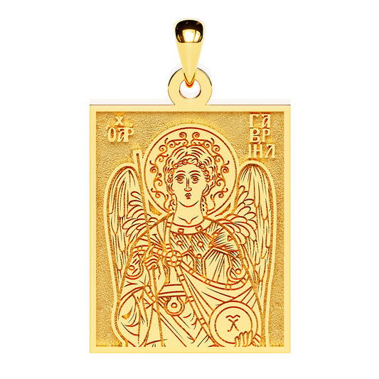 Saint Gabriel the Archangel Greek Orthodox Icon Tag Medal