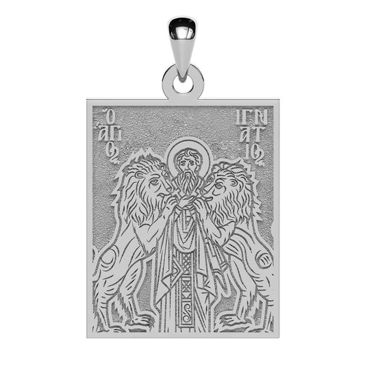 Saint Ignatius of Antioch Greek Orthodox Icon Tag Medal