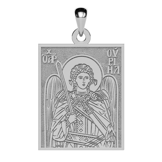 Saint Uriel the Archangel Greek Orthodox Icon Tag Medal