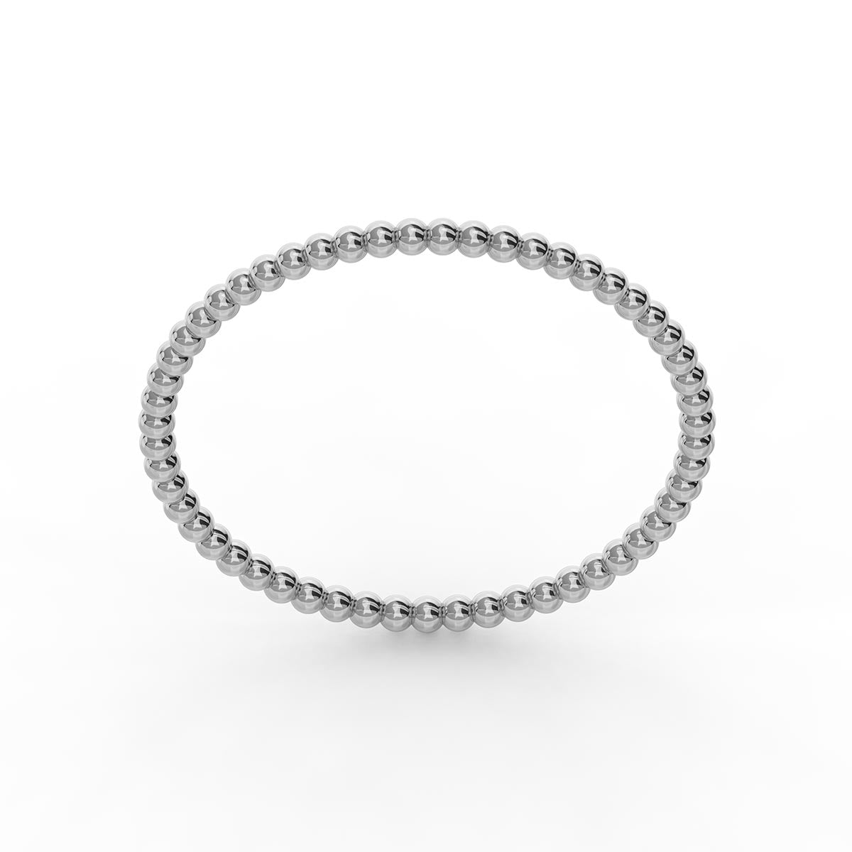 Stackable Beaded Ball Ring