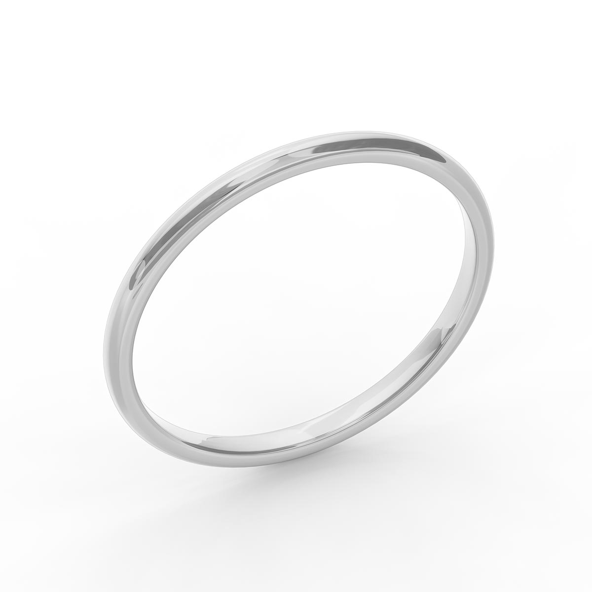 Stackable Plain Dome Ring