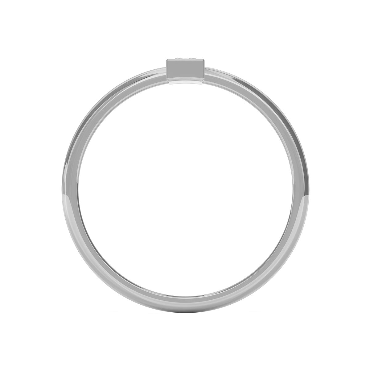 Vertical Bar Pavé Ring