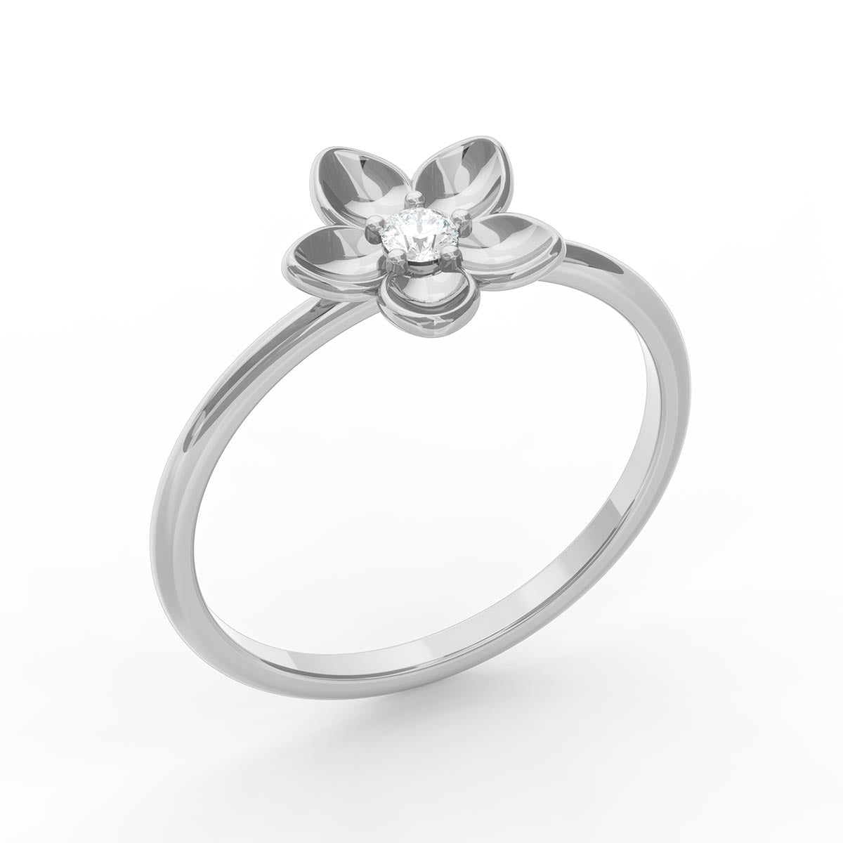 Flower Stone Ring