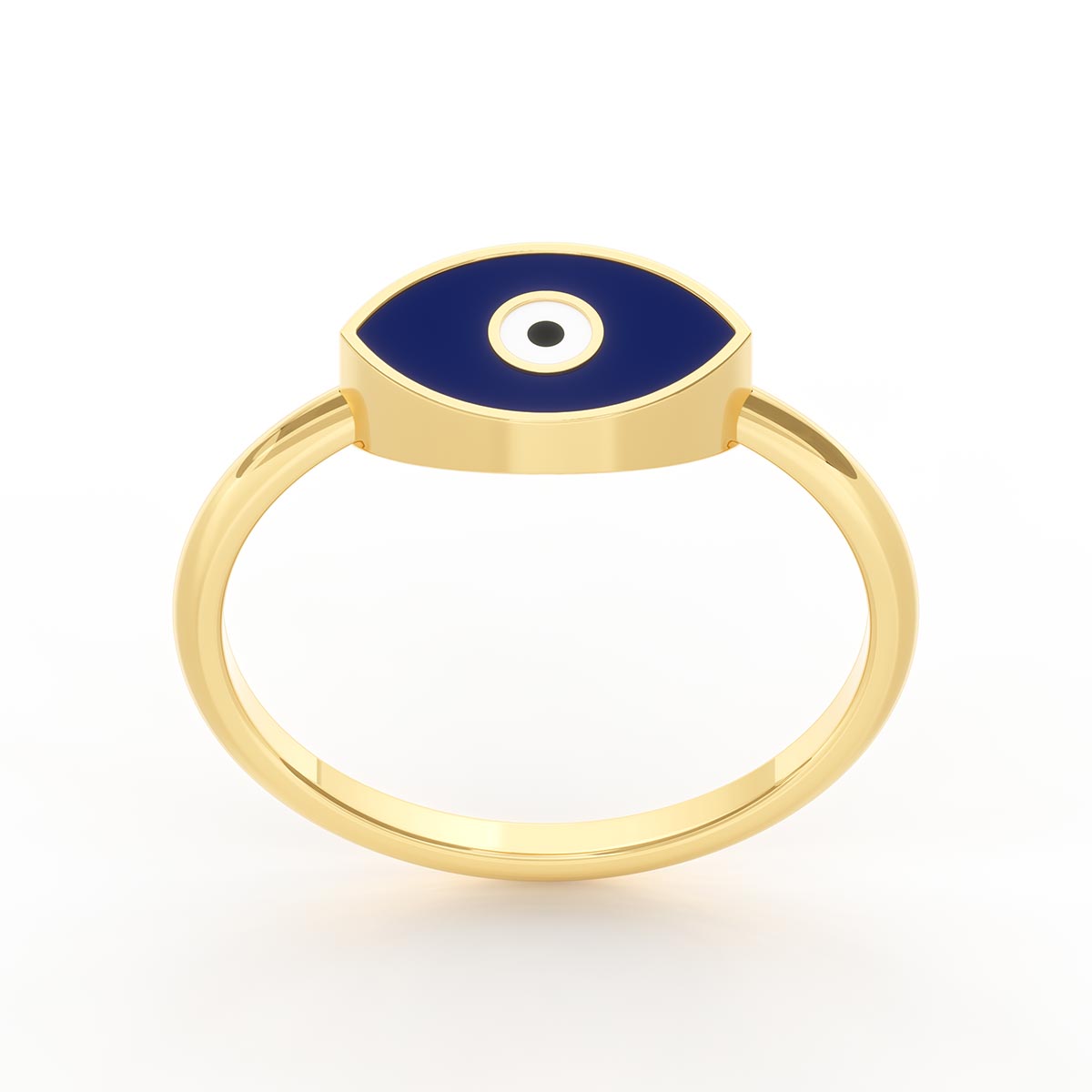 Evil Eye Enamel Ring