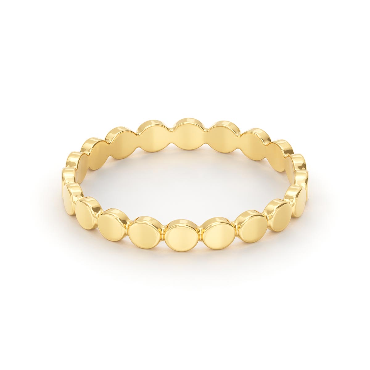 Dotted Pattern Stackable Ring