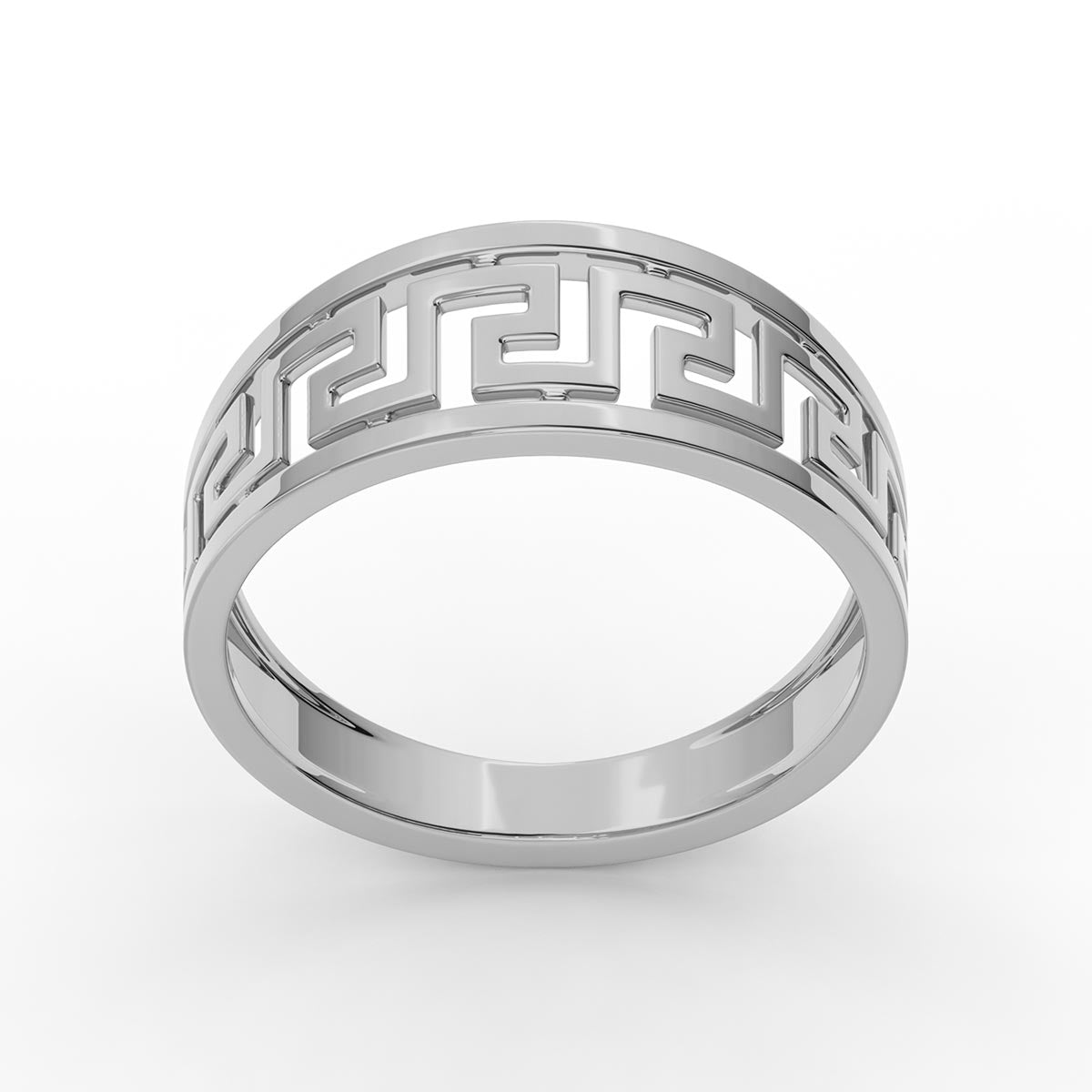 Greek Key Classic Ring