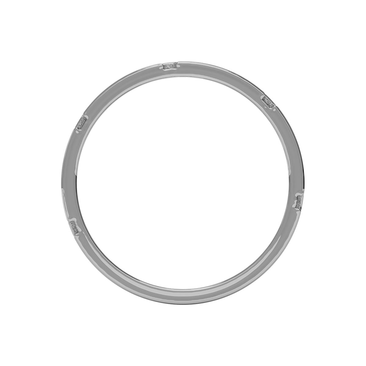 Greek Key Motif 6mm Ring