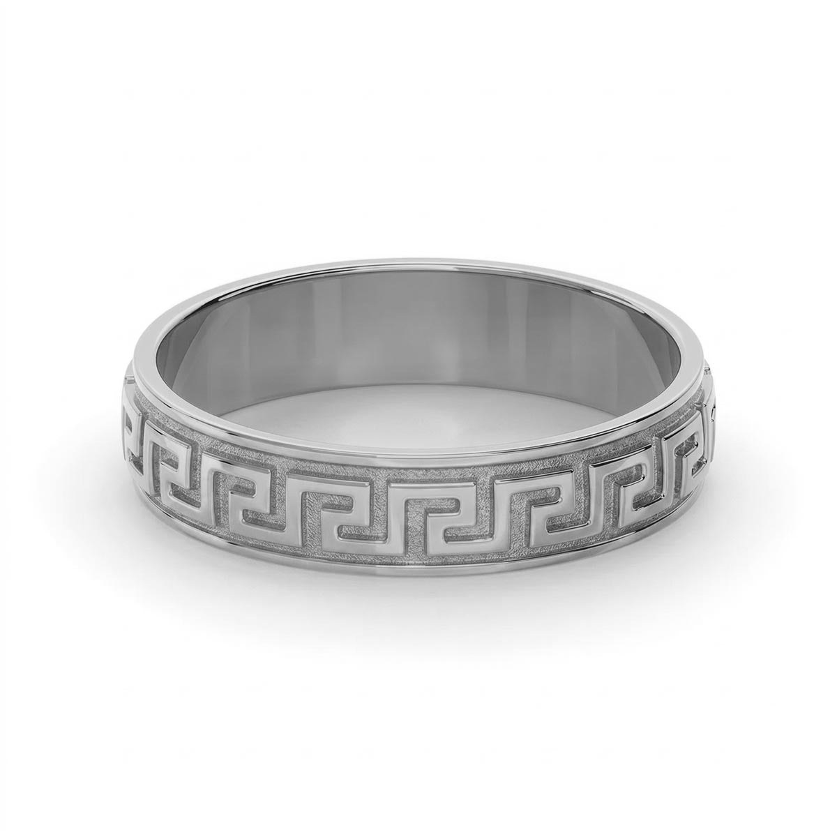 Men's Greek Key 5mm Ring – Stakora