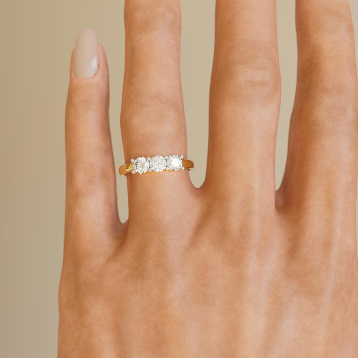 3 Stone Diamond Anniversary Ring (3/4 Ct. Tw.) – Stakora