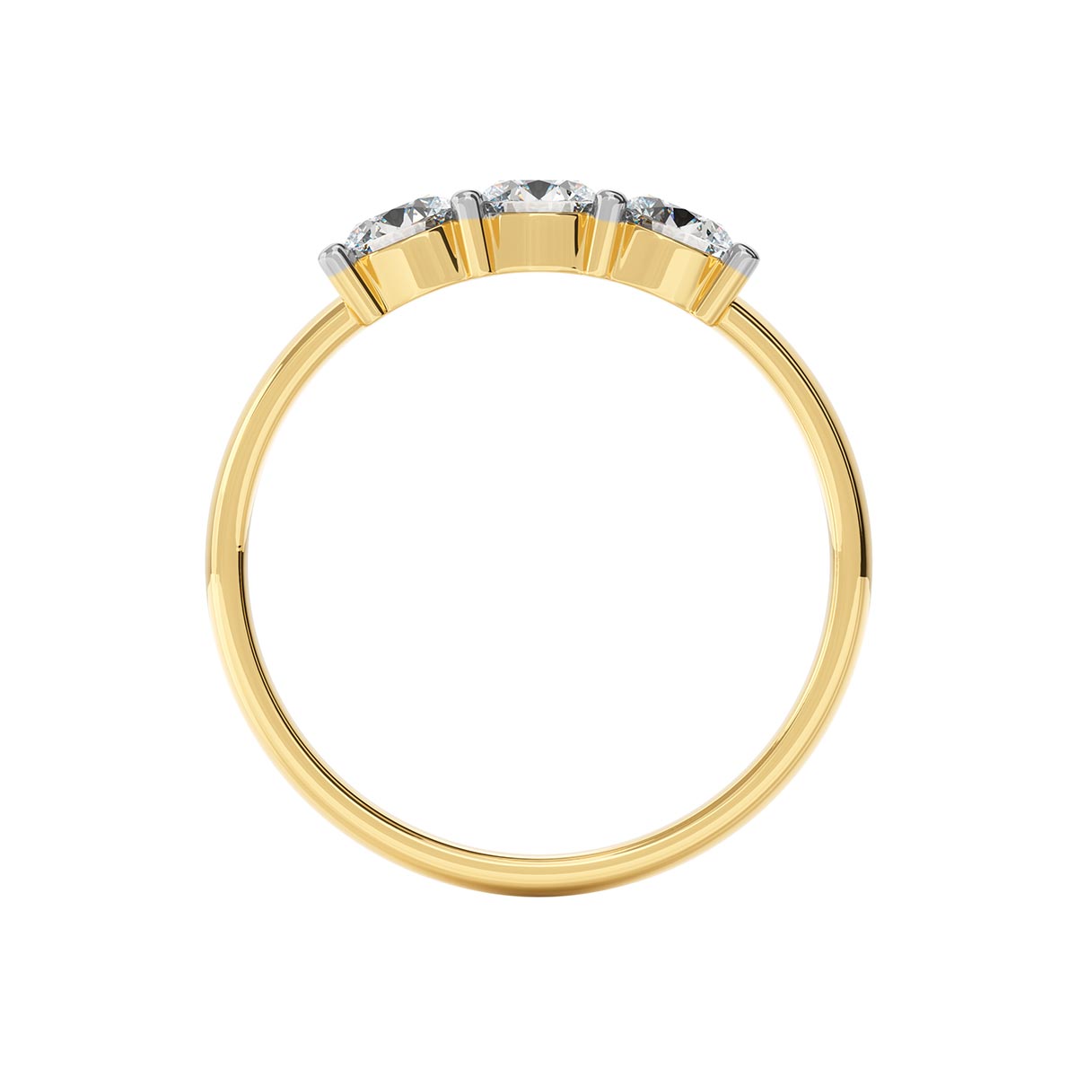 3 Stone Diamond Anniversary Ring (3/4 Ct. Tw.) – Stakora