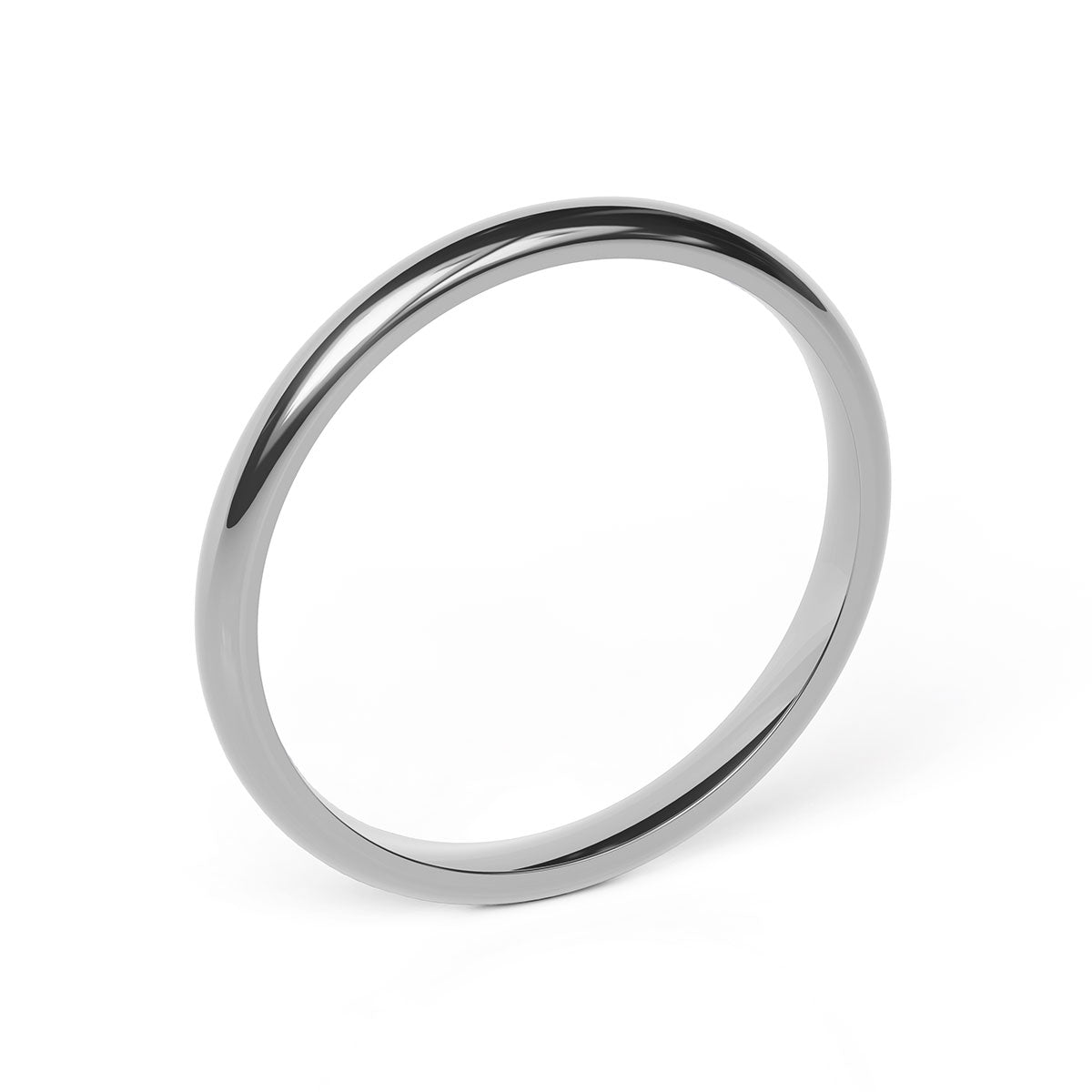 Dome Comfort Fit 2mm Classic Wedding Band