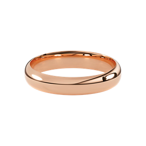 Dome Comfort Fit 4mm Classic Wedding Band