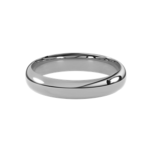 Dome Comfort Fit 4mm Classic Wedding Band