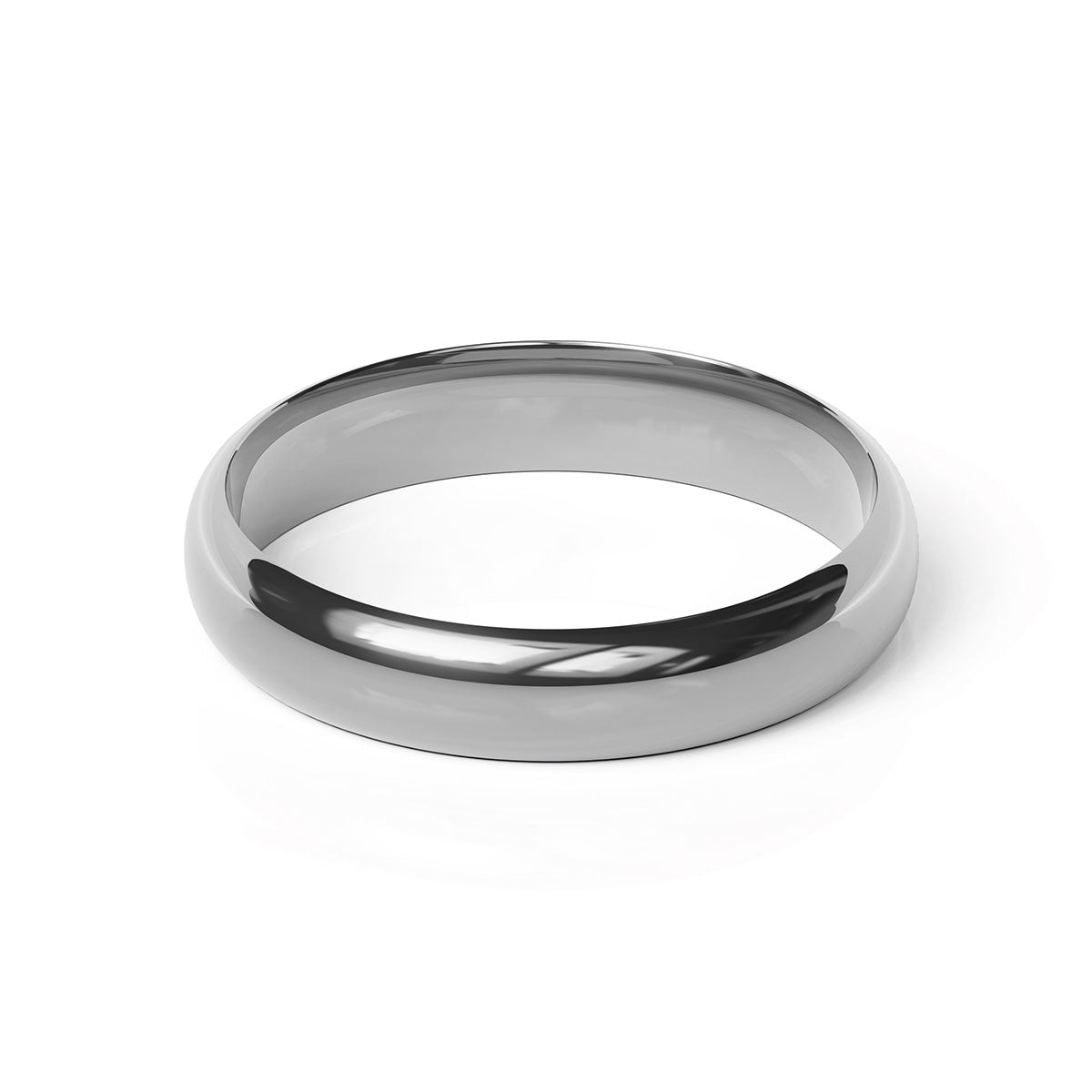 Dome Comfort Fit 4mm Classic Wedding Band