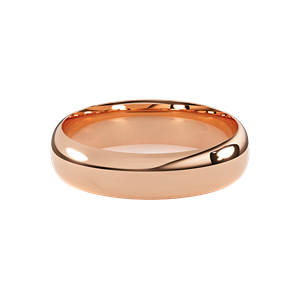 Dome Comfort Fit 5mm Classic Wedding Band