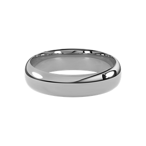 Dome Comfort Fit 5mm Classic Wedding Band