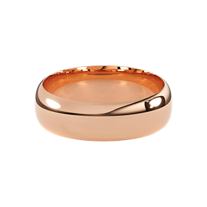 Dome Comfort Fit 6mm Classic Wedding Band