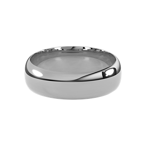 Dome Comfort Fit 6mm Classic Wedding Band