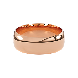 Dome Comfort Fit 7mm Classic Wedding Band