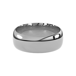 Dome Comfort Fit 7mm Classic Wedding Band