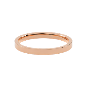 Flat Comfort Fit 2mm Classic Wedding Band