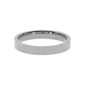 Flat Comfort Fit 3mm Classic Wedding Band