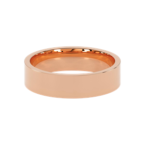 Flat Comfort Fit 5mm Classic Wedding Band
