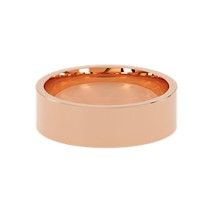 Flat Comfort Fit 6mm Classic Wedding Band