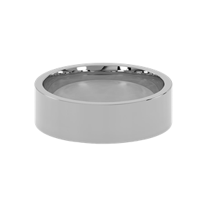Flat Comfort Fit 6mm Classic Wedding Band