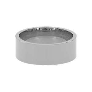 Flat Comfort Fit 7mm Classic Wedding Band