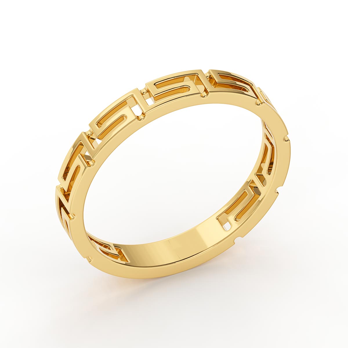 Greek Key Motif Ring