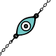 Turquoise Evil Eye
