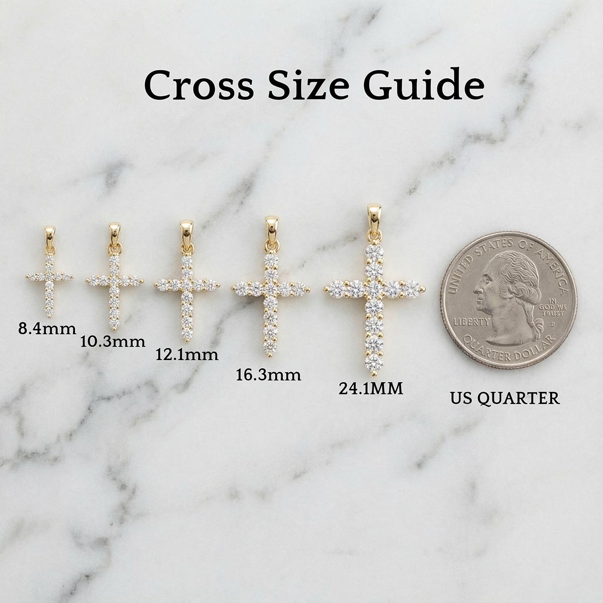 Mini Size Diamond Cross (1/6 Ct. Tw.) – Stakora