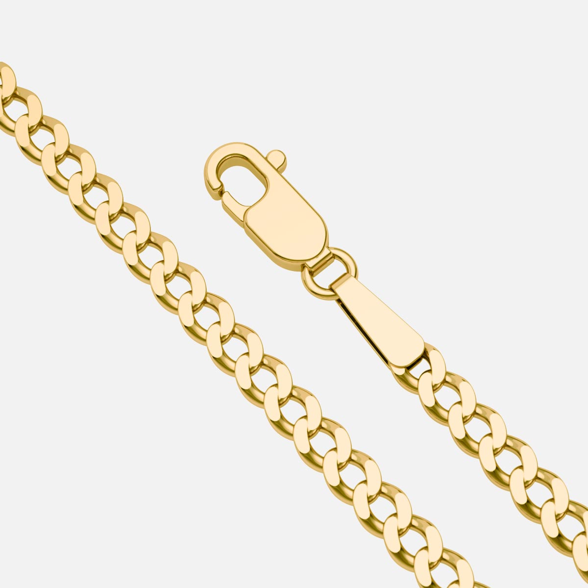 Name Bracelet with Curb Chain