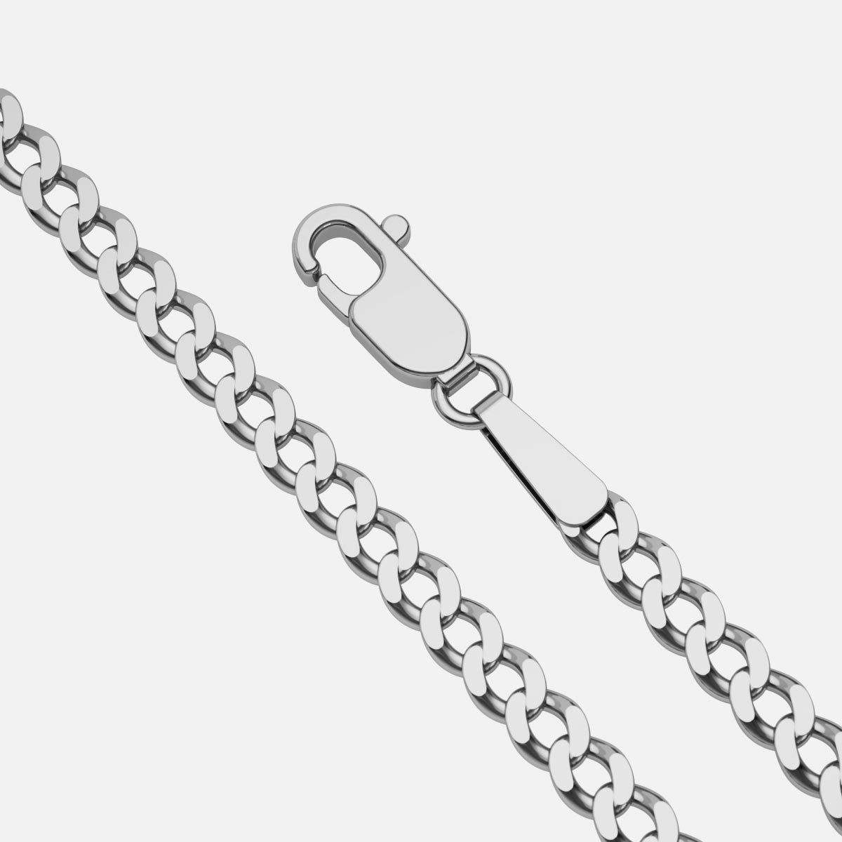 Greek Engraved Bar Bracelet with Curb Chain