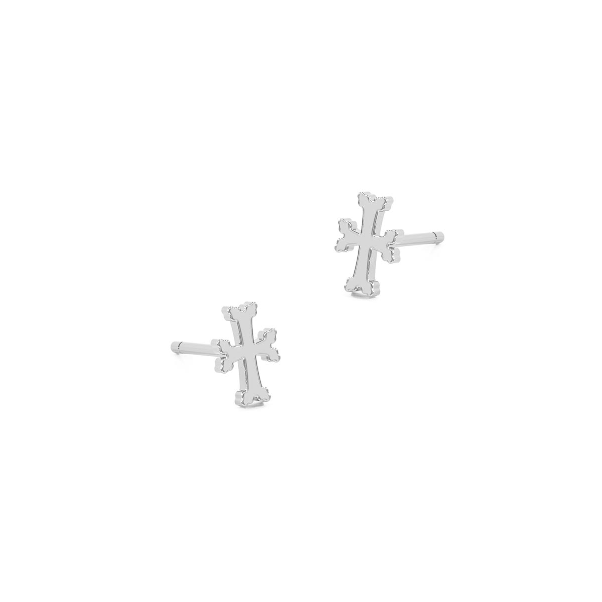 Mini Armenian Cross Stud Earrings