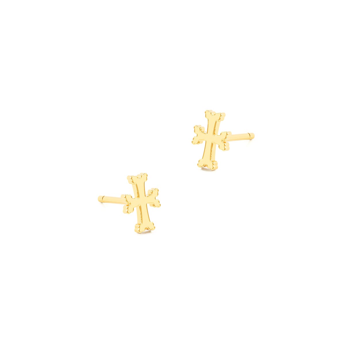 Mini Armenian Cross Stud Earrings