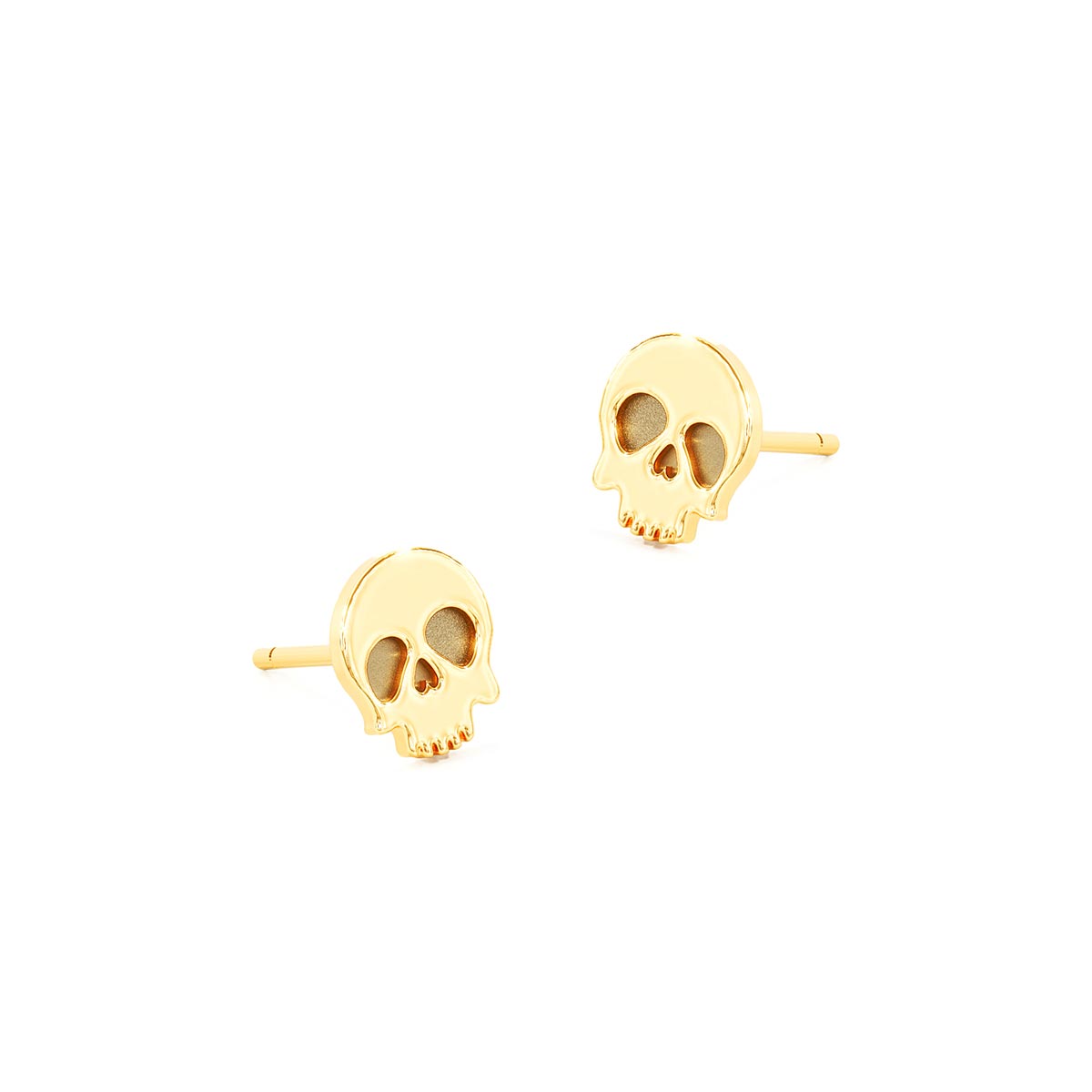 Plain Skull Stud Earrings