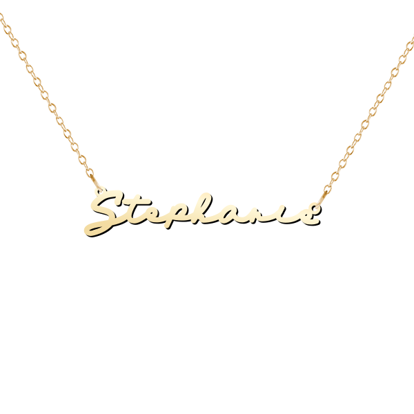 Personalized Name Necklace in Signature Font