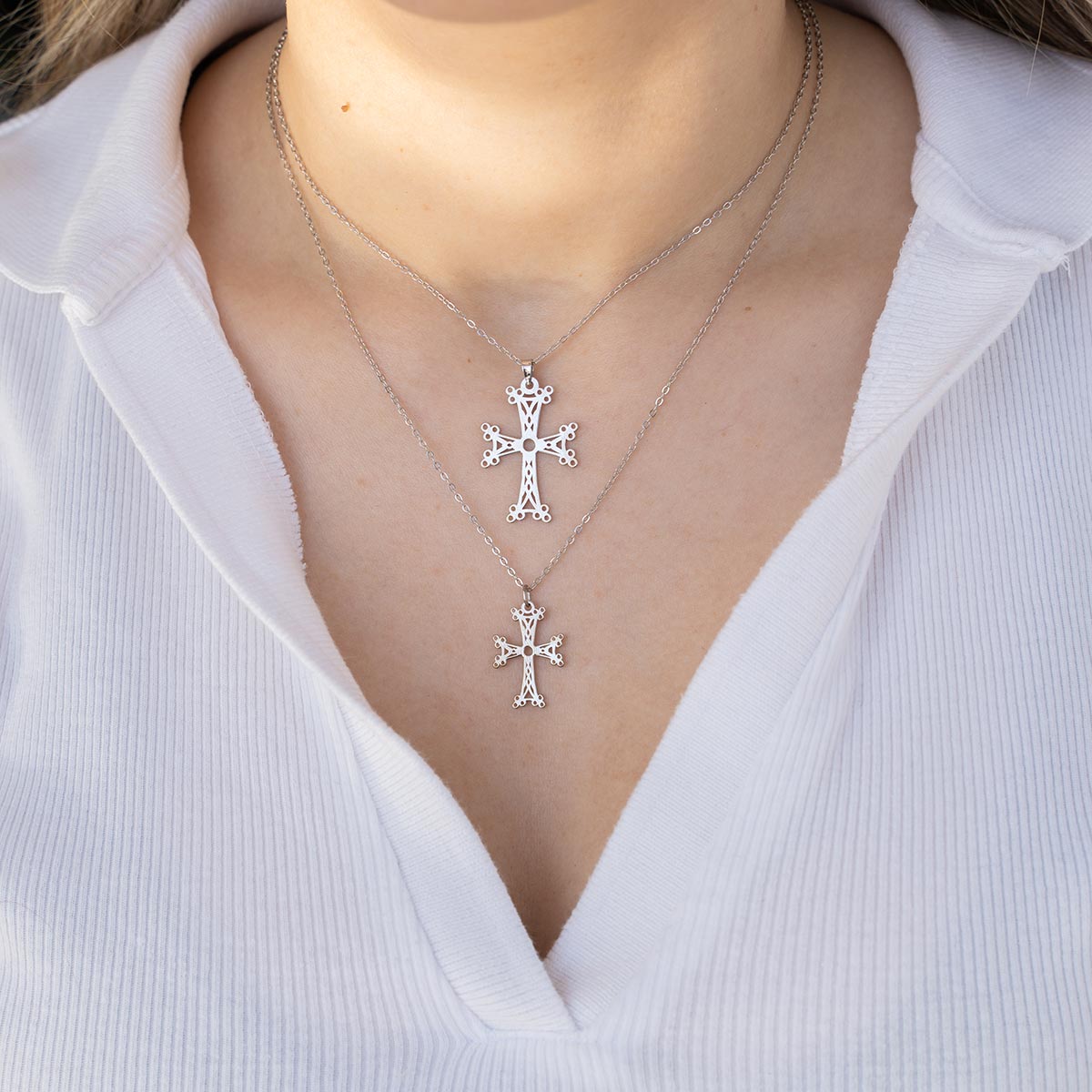 Armenian Cross Motif Necklace