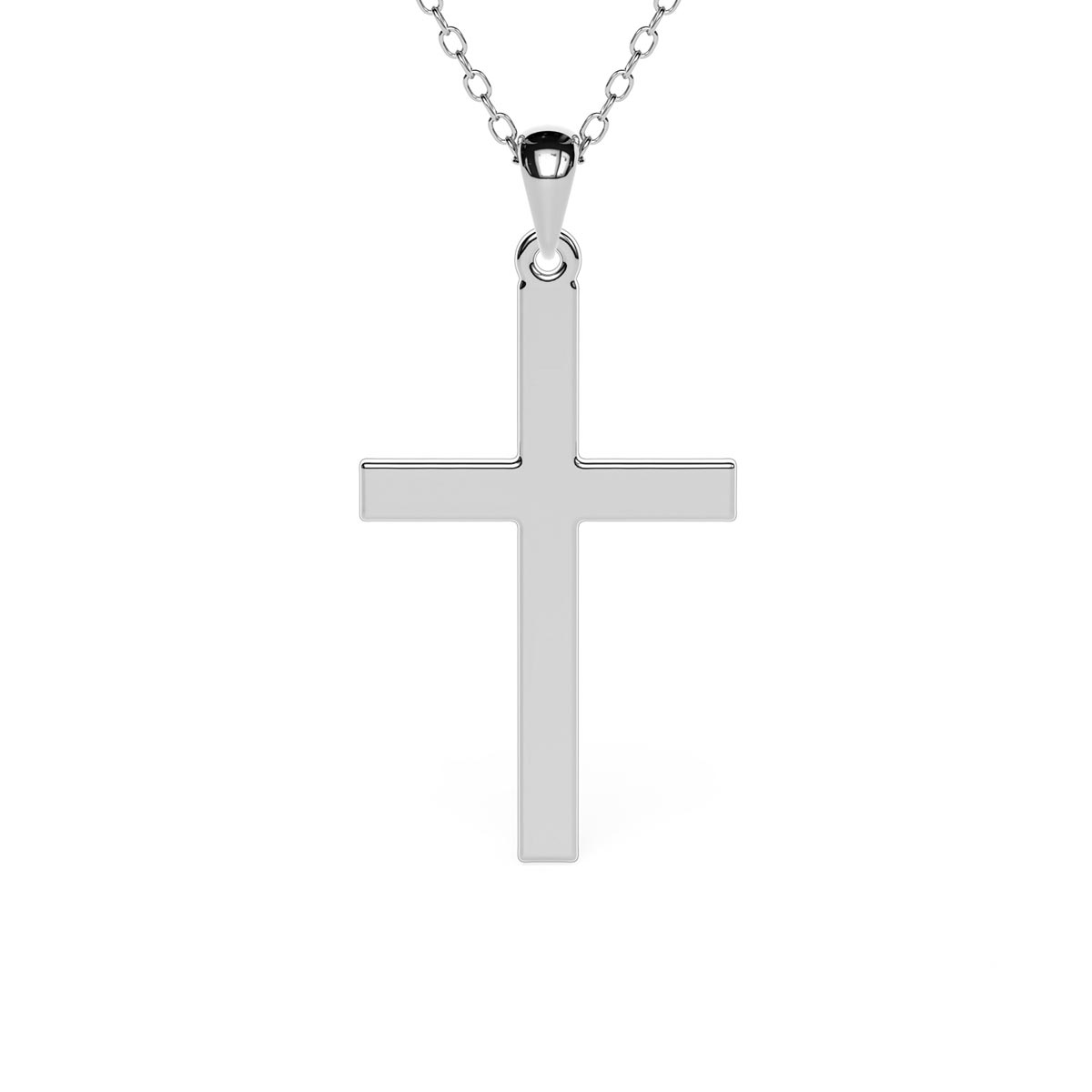 Modern Cross Necklace