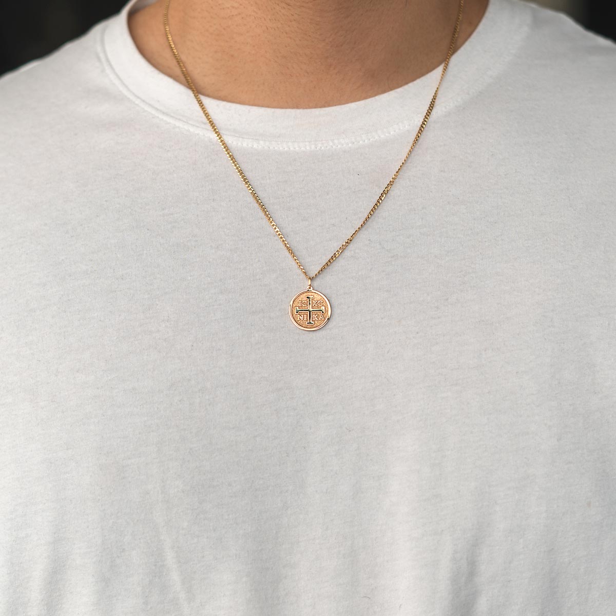 10K Greek Key Pattern Chain Mens' Chain – Gold Star Jewellers | Bonnie Doon  Mall