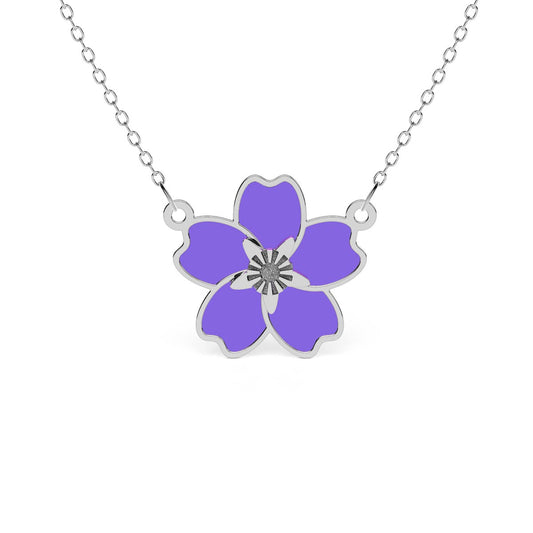 Armenian Forget-Me-Not Flower Necklace