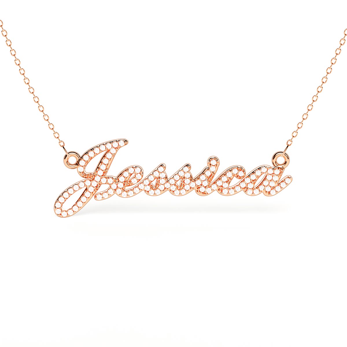 Personalized Pavé Name Necklace