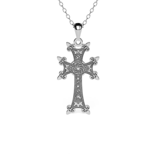 Mini Traditional Armenian Cross Necklace