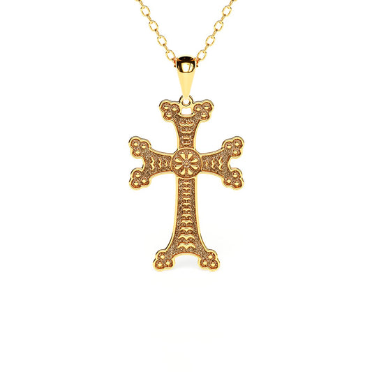 Mini Classic Armenian Cross Necklace