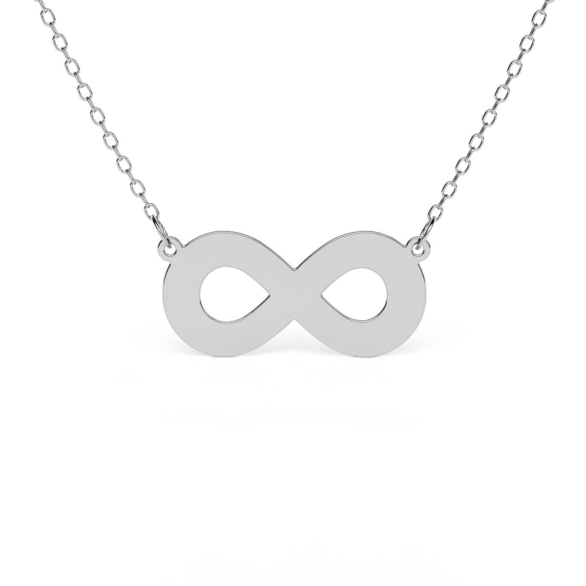 Mini Plain Infinity Necklace