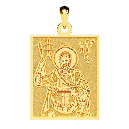 Saint Eustathius (Eustace) Greek Orthodox Icon Tag Medal