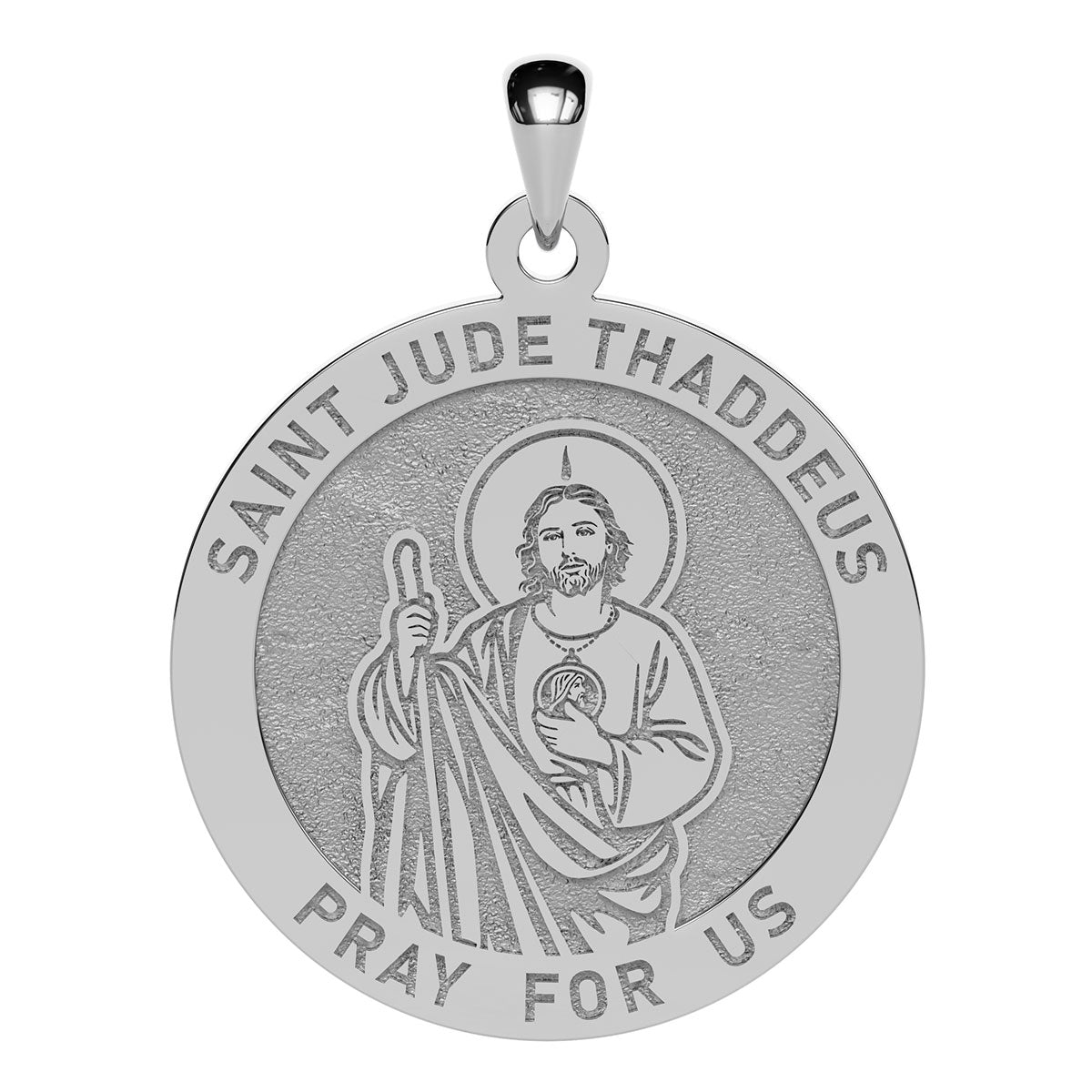 Saint Jude Round Religious Medal